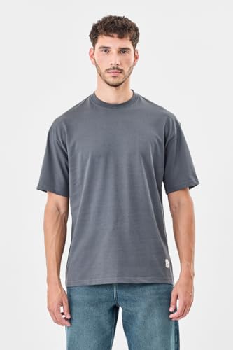 Image of SNITCH Men Polo Plus Size T-Shirt | Knitted Solid Polo with Contrast Tipped Collar & Logo Embroidery | 100% Cotton Breathable Lightweight Smart Casual Wear