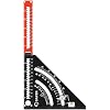 Saker Driehoekige liniaal van aluminiumlegering, vierkant meten, opvouwbare driehoekige liniaal, gradenboogmeter, lay-out-meetinstrument, lay-out-gereedschap met basis, multihoekmeting, houtbewerkingsgereedschap
