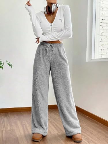 Image of KOTTY Women's Baggy Formal Black Pants | Elegant Straight Fit Trousers for Office & Casual Wear | Trendy High Waist Bottoms