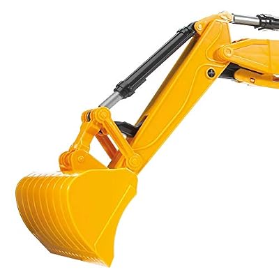 Bruder CAT Mini Excavator 02446 | 1:16 Scale Toy Digger with Rotating Cab, Working Wheels, and Working Excavator Arm | Made in Germany for Indoor and Outdoor Play
