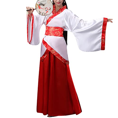 Women's Chinese Hanfu Dress Ancient Traditional Costume Outfit Stage Performance Wear