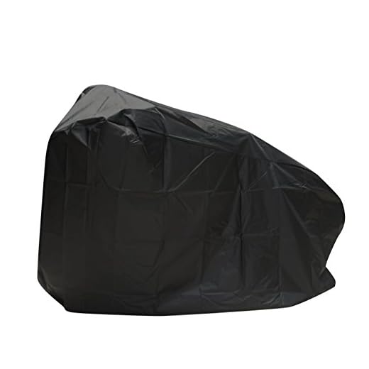 ATCG Bike Cover 190T Nylon Waterproof Bicycle Cover for Mountain Bike, Road Bike Outdoor Storage, L (Black)