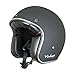 AMX Vintage VINTAGE-0003 Casco Moto, Nero Opaco, M