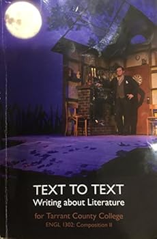 Paperback Text to Text: Writing about Literature Book