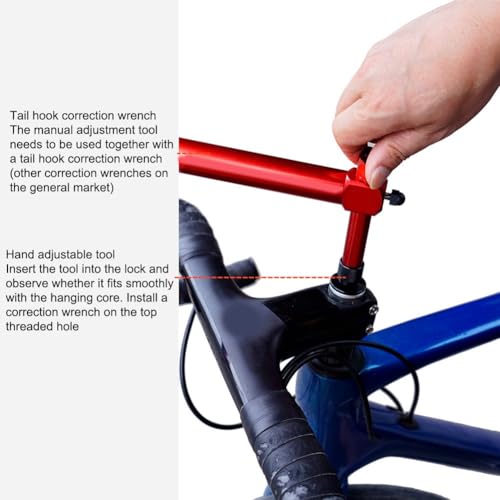 Alignement de levier de vélo en alliage réglage horizontal - 4