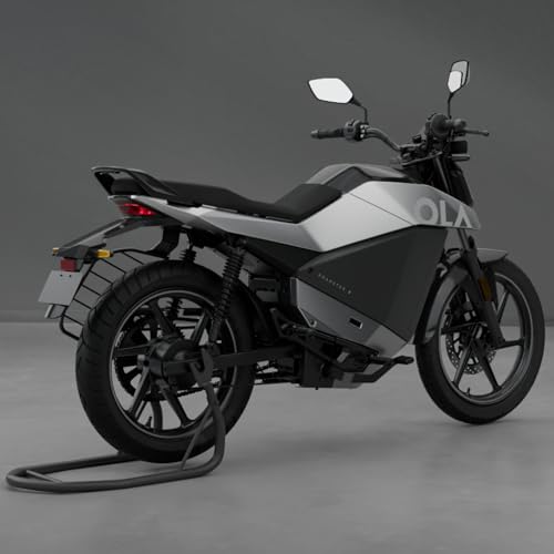 Image of OLA Roadster X+ (4.5 Kwh) High Speed Electric Bike with charger - Ceramic white - Ex-Showroom