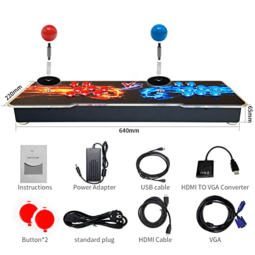 Pandoras-Box-8000-Juegos-en-1-Consola-Pandora-Arcade-Game-Console-Maquina-WiFi-3D-con-Market-Incorporado-10000-Juegos-para-descargar-Soporte-para-4-Jugadores-por-PC-TV-PS3-HDMI-VGA-USB