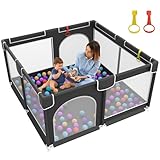 ベビーサークル メッシュ 130×130×66c