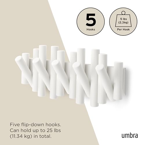 Patère murale design Umbra Picket pour embellir l'entrée de la maison