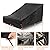 COOSOO Double Chaise Lounge Cover Waterproof Double Wide Patio Chair Cover with Windproof Elastic Hem UV Resistant All Weather Protection for Outdoor Garden Beach