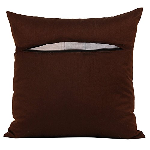 The Art Box Indian Cushion Cover Home Décor Indian Ethnic Throw Pillow Covers For Décor (Brown And Cream, 16X16 Set Of 5) #TOP3