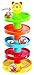 5 Layer Ball Drop and Roll Swirling Tower for Baby and Toddler Development Educational Toys | Stack, Drop and Go Ball Ramp Toy Set Includes 3 Spinning Acrylic Activity Balls with Colorful Beads
