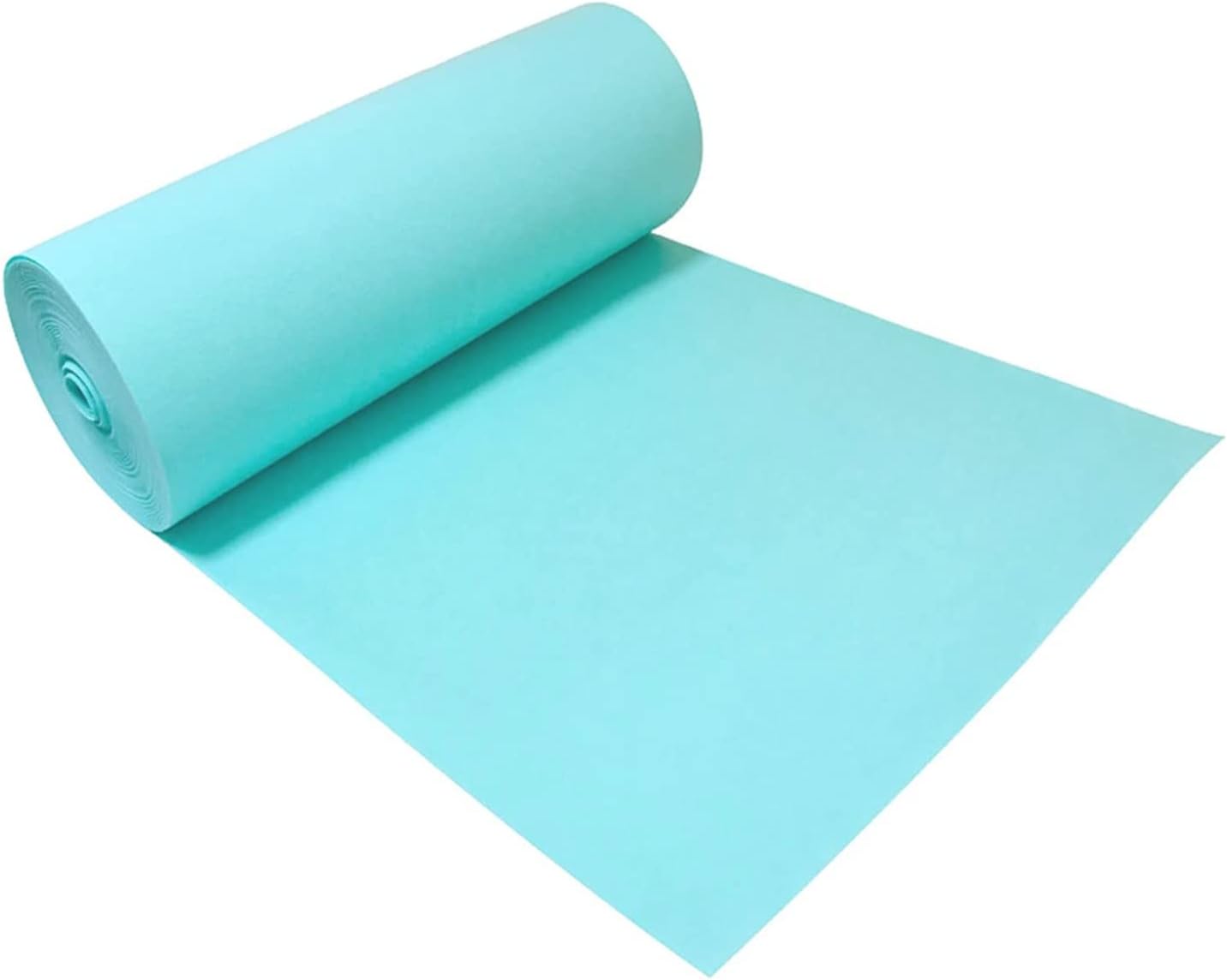 Wedding Aisle Carpet Runner, Blue Runway Runner Roll Polyester Walkway Carpet Rug for Indoor Outdoor Party Activity Wedding Church 2mm Thickness, Cuttable (Size : 1.5x50m)