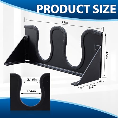 Image of Zonon Wader Hangers Durable Coated Steel Boot Rack Wall Mounted Boot Holder Organizer for Drying Storing Hunting Chest Waders Outdoor Gear Cowboy Shoes Storage Garage Entryway