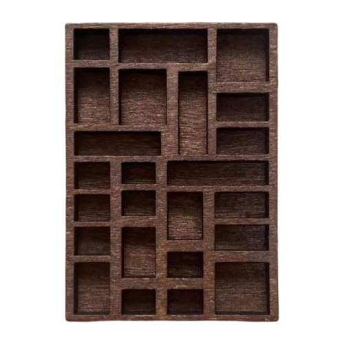CYDZSRA Elegante Mini joyero de para Madera, Estante para baratijas en Miniatura, tamaño Compacto para una Elegante decoración del hogar, Hecho de para Madera, decoración del hogar, Soporte