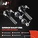 A-Premium Set of 6, Front Outer Tie Rod End, Upper Lower Ball Joint, Compatible with Jeep Grand Cherokee 1993-1998, Wrangler 1991-2006, Cherokee 1991-2001, Comanche 1991-1992, TJ 1997-2006
