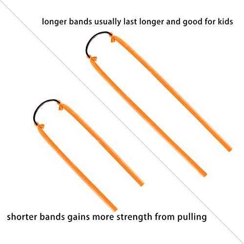 Coboaqg Slingshot Bands Slingshot Replacement Band Sets, 32.8Ft/10M,Slingshot Rubber Tube Tubing For Slingshot Catapult Elastic Parts Rocket Outdoor Hunting&Outdoor Shooting Games. (Orange,3060) #TOP3