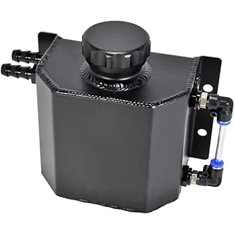 TuhooMall Coolant Radiator Overflow Tank Reservoir Expansion Aluminum 1L Cover