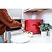 0.9 in. 900-Watt Countertop Microwave in Red