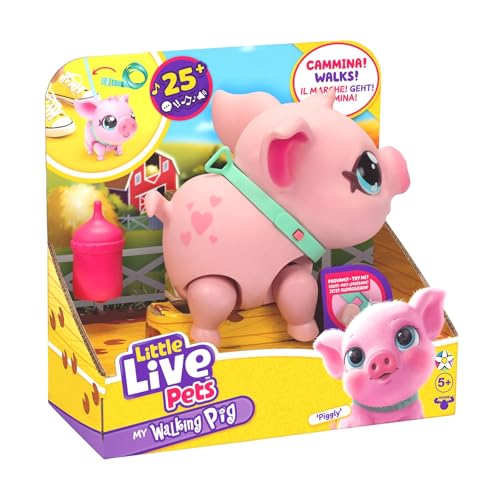 Little Live Pets My Walking Pig regalo de cumpleanos infantil con sonidos y musica