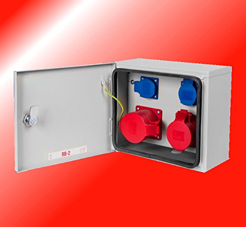 Stromverteiler Fi-Schutzschalter Baustromverteiler Steckdosenverteiler Wandverteiler Stromkasten AußEn Innen GeräT Komplett Steckdose Waterproof Junction Box 32A/16A Kraftstrom Strom Wandbefestigung Stromverteiler Fi-Schutzschalter Baustromverteiler Steckdosenverteiler Wandverteiler Stromkasten AußEn Innen GeräT Komplett Steckdose Waterproof Junction Box 32A/16A Kraftstrom Strom Wandbefestigung