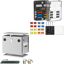 Bundle of Stainless Steel Battery Box & 6 Way Fuse Block