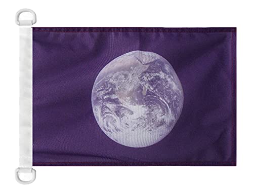 AZ FLAG Planet Earth Nautical Flag 18'' x 12'', Terra flags 30 x 45 cm, Banner 12x18 in for boat โ image 1