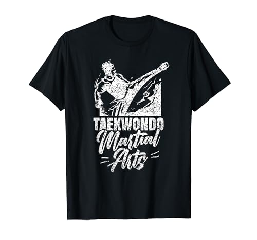 Taekwondo kampfsport tae kwon do kämpfer training t-shirt
