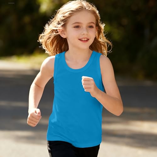 Image of Soft Undershirt Tank Top Cotton Sleeveless Shirts for Girls Or Boys