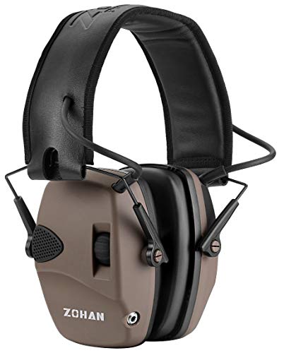 Image of ZOHAN EM054 Electronic Ear Protection for Shooting Range with Sound Amplification Noise Reduction, Ear Muffs for Gun Range