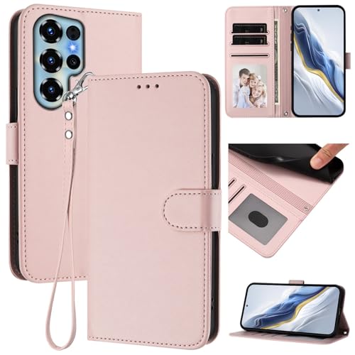 Cover �Ή��@�� for Doogee Note 56X,�Ή��@�� for Doogee Note 56X Pro [PU+TPU]�J�[�h�X���b�g�t���E�H���b�g�X�g���b�v�t���X�}�z�P�[�X Pink