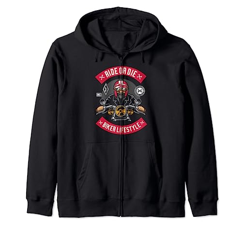 Estilo de vida de motociclista Ride Or Die Sudadera con Capucha