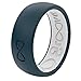 Groove Life Silicone Wedding Ring for Men - Breathable Rubber Rings for Men, Lifetime Coverage, Unique Design, Comfort Fit Mens Ring - Original Solid Anchor Size 9