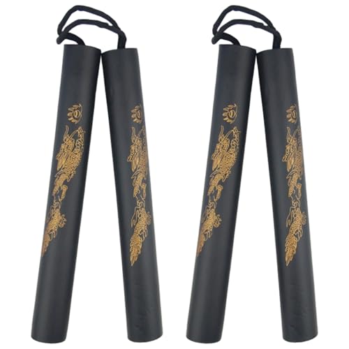 Nuiorfty 2 Nunchakus para niños Nunchakus de Espuma Ligeros Palos de Artes Marciales para niños y Principiantes práctica y Entrenamiento