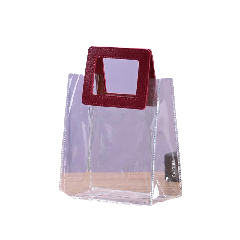 Sac d'emballage cadeau en PVC de qualité supérieure et finitions cuir chic