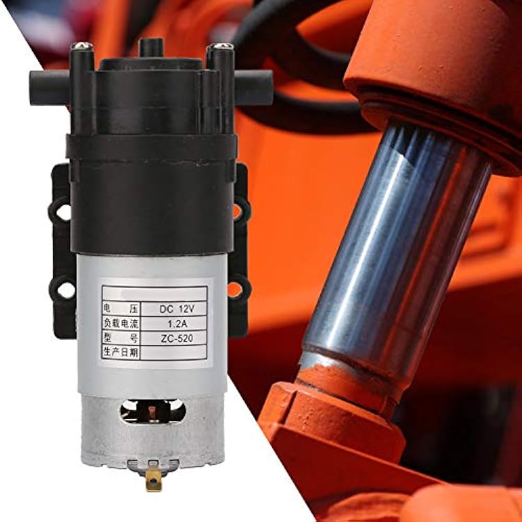 ZC 520 DC 12V Hot Water Pump Gear Self Priming Water Pump High Pressure Small Volume for Sanitary Ware Spray Ice Maker Humidifier Equipment Food Industry