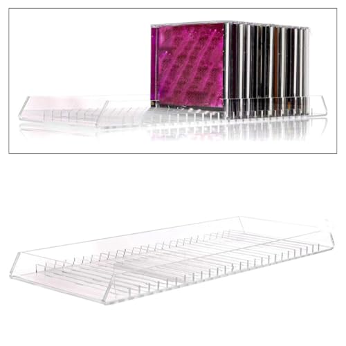 Porte-CD acrylique stable et robuste pour 25 disques