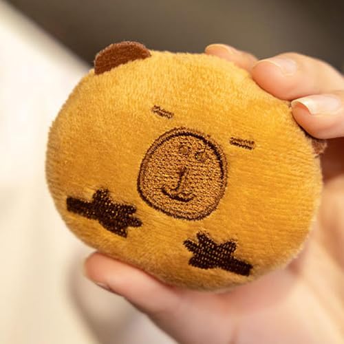 Bolsa para snacks capibara: peluche interactivo con mini muñecas para niñas 7