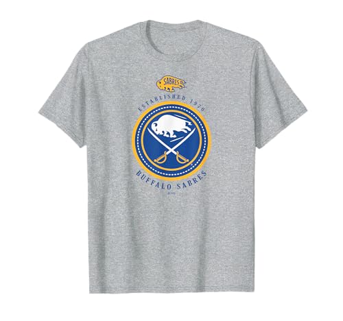 Buffalo Sabres Est 1970 Gray Officially Licensed T-Shirt