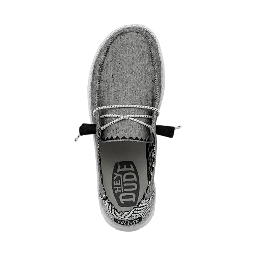 Image of HEYDUDE Women's Wendy Chambray | Women's Shoes | Women's Lace Up Loafers | Comfortable & Light-Weight