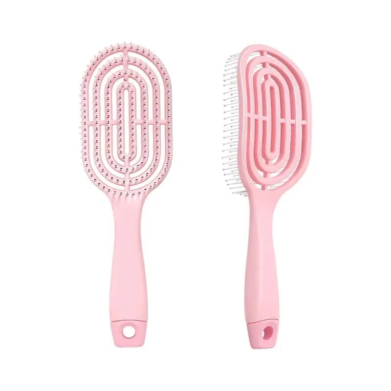 Image of Vented Hair Brush for Blow Drying - Detangling Brush for Wet & Dry Hair, Flexible Scalp Massage Comb for Curly, Straight, Thick or Thin Hair - Anti-Frizz, Quick Dry, Lightweight