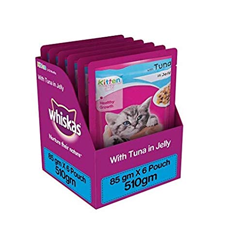 Whiskas Wet Cat Food, Tuna in Jelly for Kittens, 85 g [Pack of 6] (B07HWHY547) Amazon Price History, Amazon Price Tracker