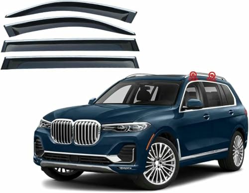 Déflecteurs de vent pour BMW X7 G07 2019-2022 QILING pare-pluie latéraux