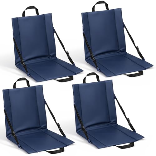 Sliner 4 Pcs Portable Stadium Seats Cushion for Bleachers...