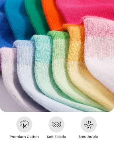 Image of IDEGG No Show Socks Women 10 Pairs Low Cut Anti-Slid Novelty Athletic Casual Invisible Liner Socks