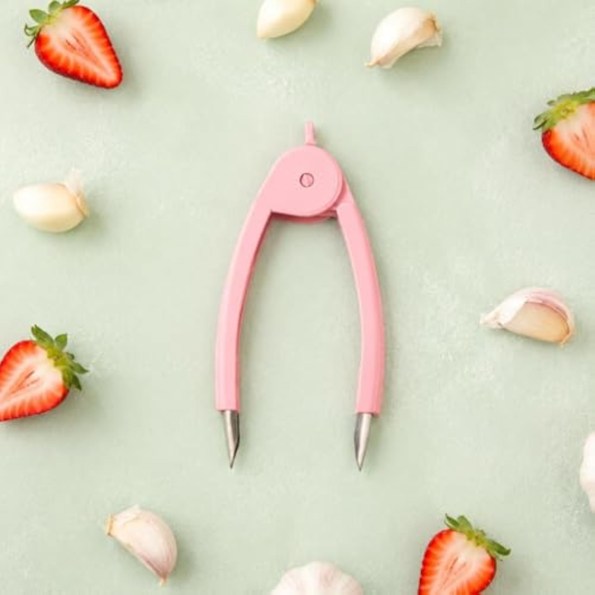 Stainless Steel Garlic Clove Skin Remover Tool, Compact Kitchen Gadget