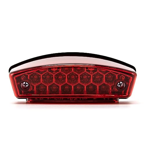 Luces traseras rojas de freno para rutas nocturnas seguras en moto 620 7