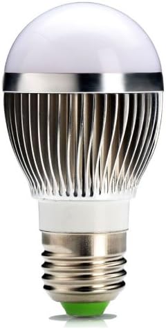 110V 3W A19 LED Light Bulb - 7000K Pure White LED Bulb - E26/E27 Base 120 Degree Beam Angle