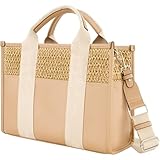 Tommy Bahama Tote Bag, Women's Modern Handbag with Adjustable Shoulder Strap, Tan
