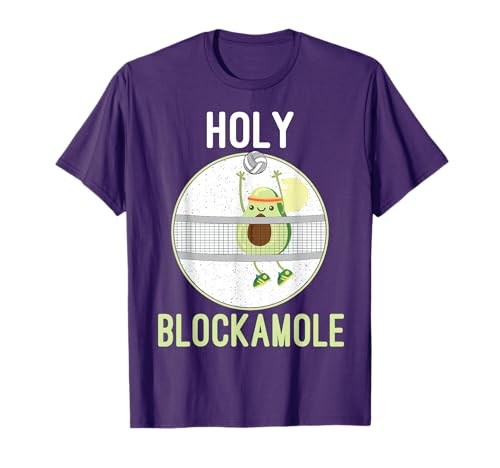 Holy Blockamole Funny Volleyball Block Avocado Teen girls T-Shirt